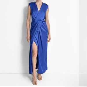 DKNY Royal Blue Maxi Dress
